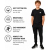 image:imageNew Balance Boys Shirt Short Sleeve Cotton TShirt with Chest Logo PatchBlack