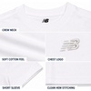 image:imageNew Balance Boys Shirt Short Sleeve Cotton TShirt with Chest Logo PatchBright White