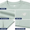 image:imageNew Balance Boys Shirt Short Sleeve Cotton TShirt with Chest Logo PatchClay Ash