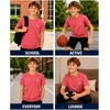 image:imageNew Balance Boys Shirt Short Sleeve Cotton TShirt with Chest Logo PatchDesert Pink