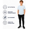 image:imageNew Balance Boys Shirt Short Sleeve Cotton TShirt with Chest Logo PatchIce Blue
