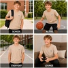 image:imageNew Balance Boys Shirt Short Sleeve Cotton TShirt with Chest Logo PatchIncense