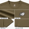 image:imageNew Balance Boys Shirt Short Sleeve Cotton TShirt with Chest Logo PatchOlive