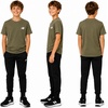 image:imageNew Balance Boys Shirt Short Sleeve Cotton TShirt with Chest Logo PatchOlive Leaf