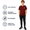 image:imageNew Balance Boys Shirt Short Sleeve Cotton TShirt with Chest Logo PatchRich Oak