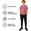 image:imageNew Balance Boys Shirt Short Sleeve Cotton TShirt with Chest Logo PatchRose Wood