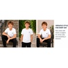 image:imageNew Balance Boys Shirt Short Sleeve Cotton TShirt with Chest Logo PatchWhite