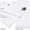 image:imageNew Balance Boys Shirt Short Sleeve Cotton TShirt with Chest Logo PatchWhite