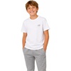 image:imageNew Balance Boys Shirt Short Sleeve Cotton TShirt with Chest Logo PatchBright White