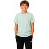 image:imageNew Balance Boys Shirt Short Sleeve Cotton TShirt with Chest Logo PatchClay Ash
